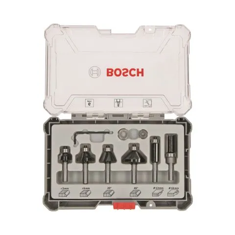 2607017469 Bosch Frässtålset 6 delar Kundfavorit
